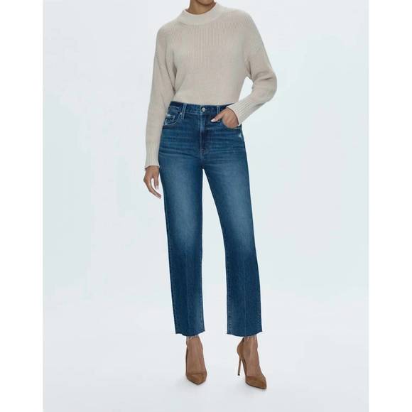 NEW PISTOLA charlie high rise classic straight jean in forum vintage